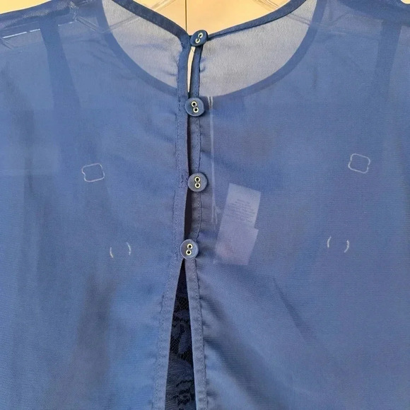 NWT We are Hot As Hell C it Thru Lace with Sheer long sleeve Bodysuit size XS - Picture 3 of 15